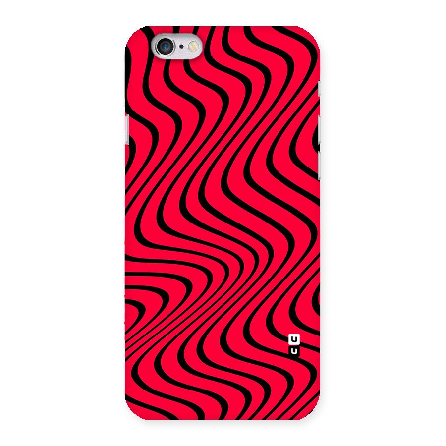 Waves Pattern Print Back Case for iPhone 6 6S