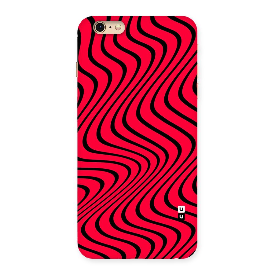 Waves Pattern Print Back Case for iPhone 6 Plus 6S Plus