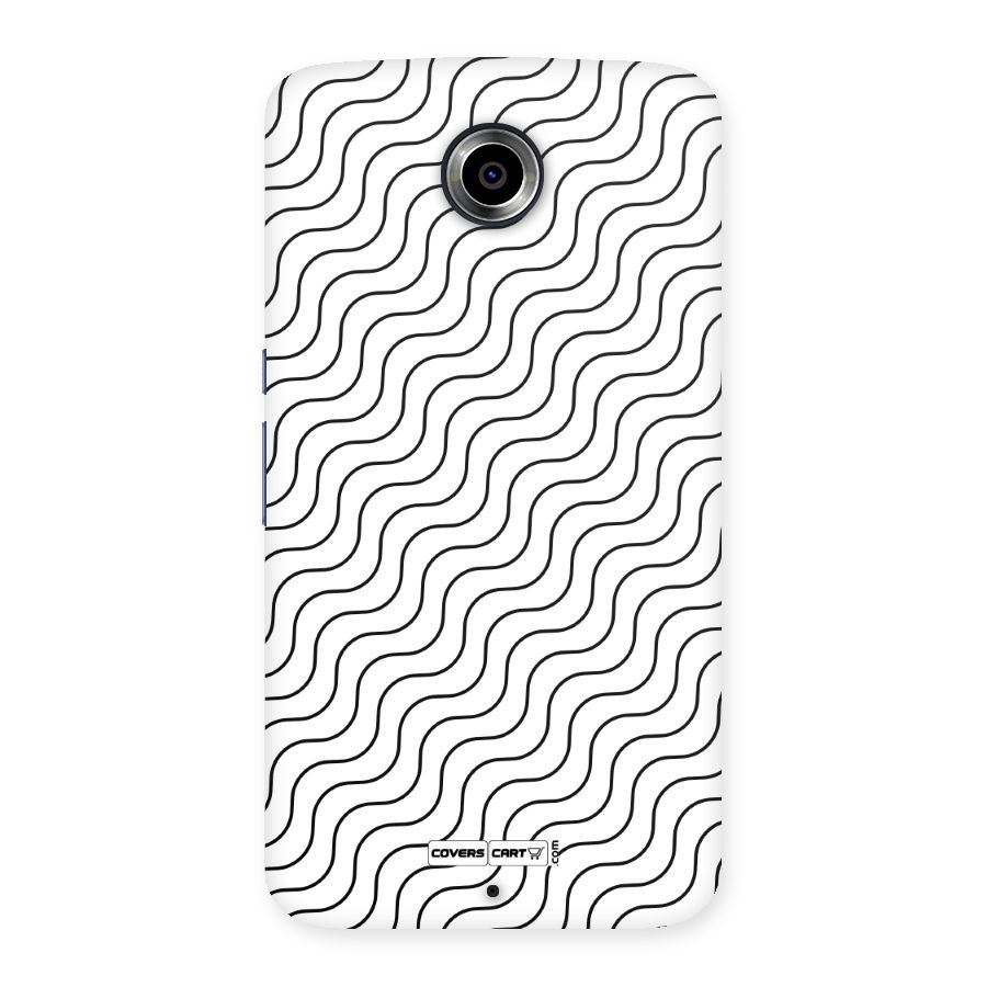 Wavy Pattern Back Case for Nexsus 6