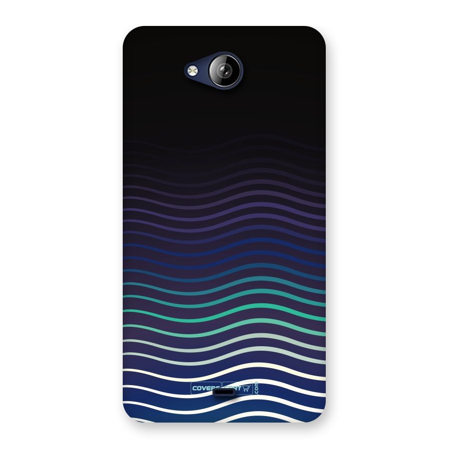 Wavy Stripes Back Case for Canvas Play Q355