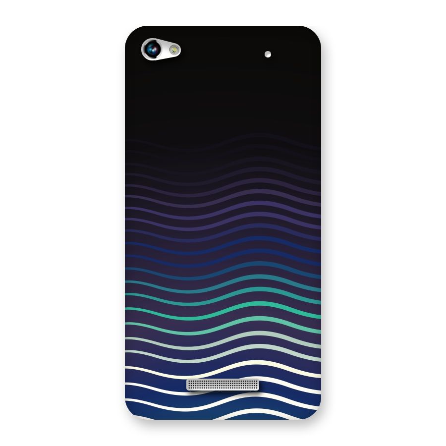 Wavy Stripes Back Case for Micromax Hue 2