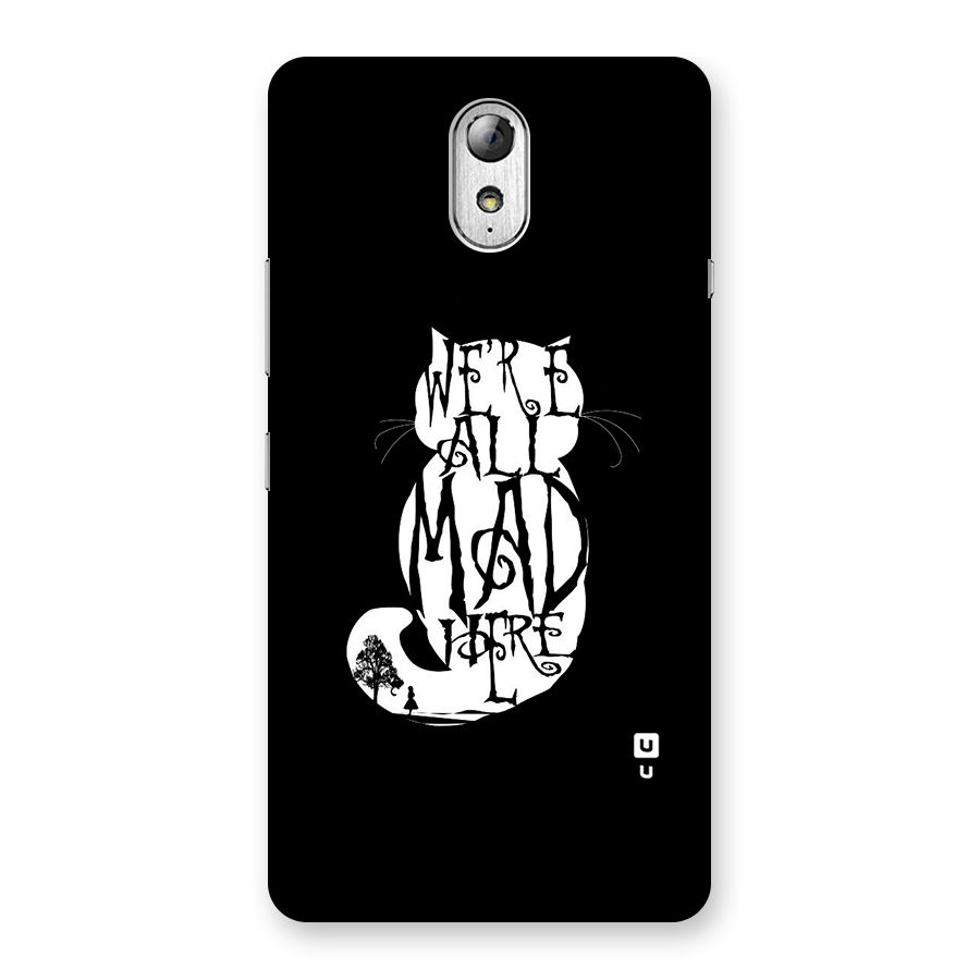We All Mad Here Back Case for Lenovo Vibe P1M