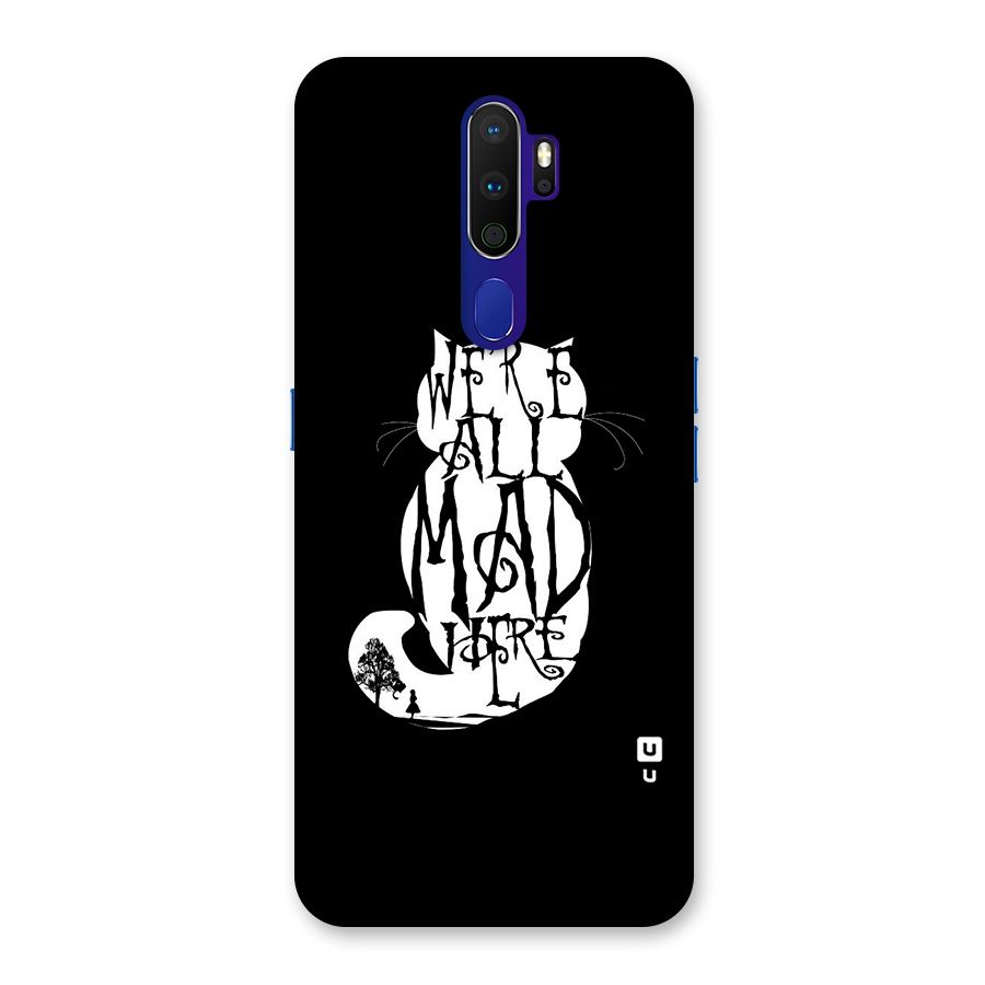 We All Mad Here Back Case for Oppo A9 (2020)