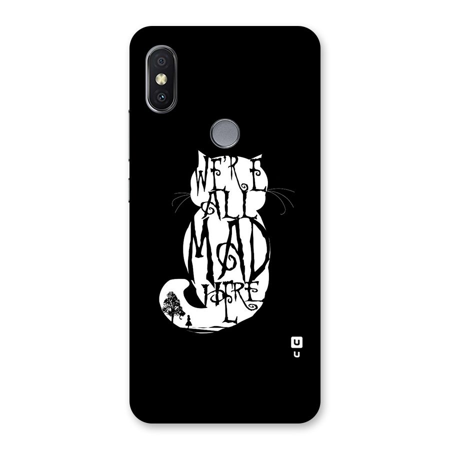 We All Mad Here Back Case for Redmi Y2
