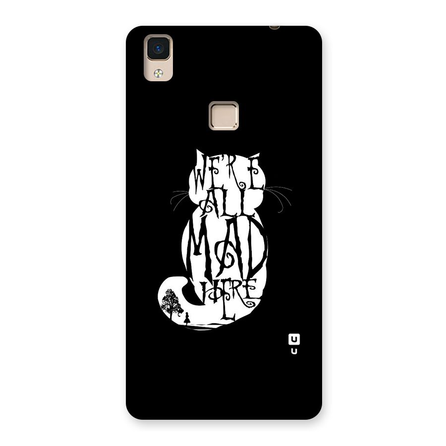 We All Mad Here Back Case for V3 Max