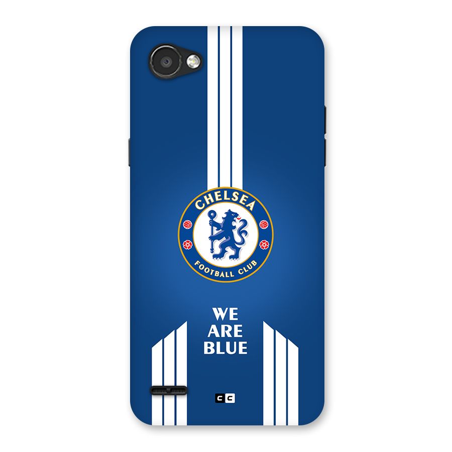 We Are Blue Back Case for LG Q6