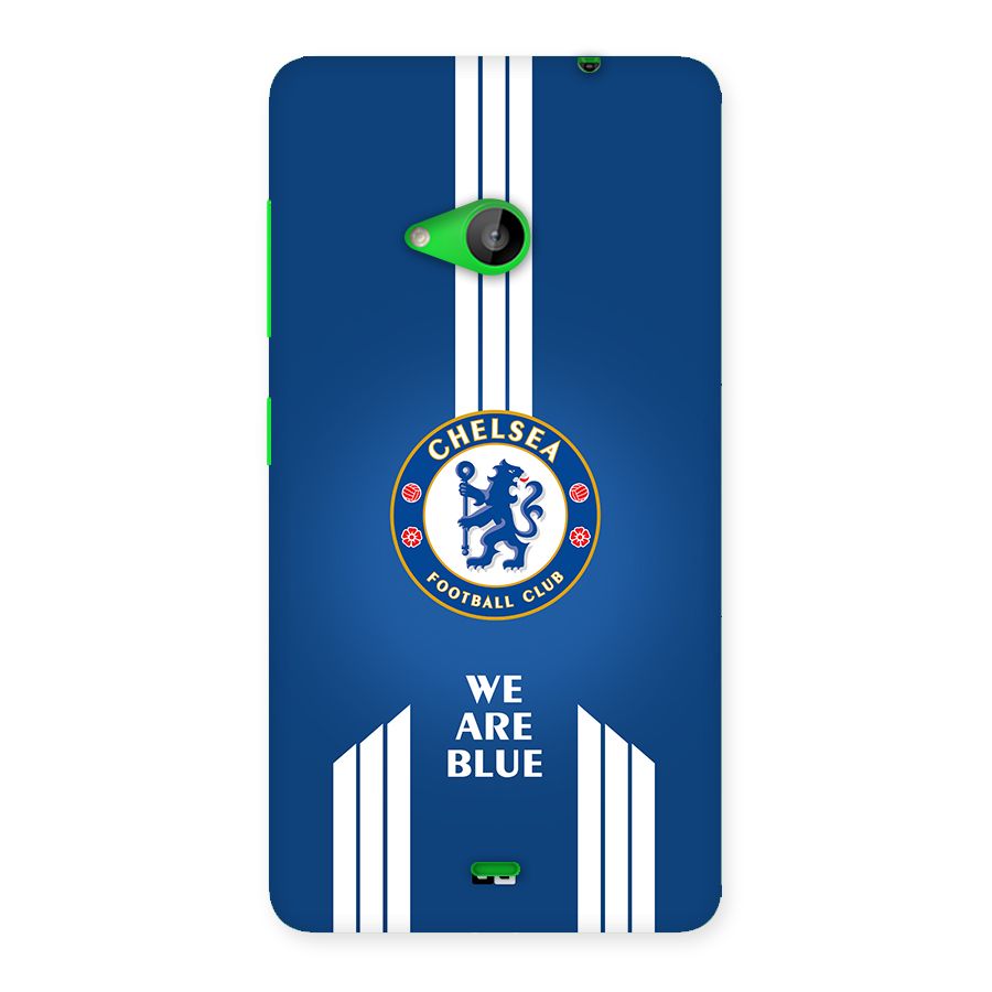 We Are Blue Back Case for Lumia 535