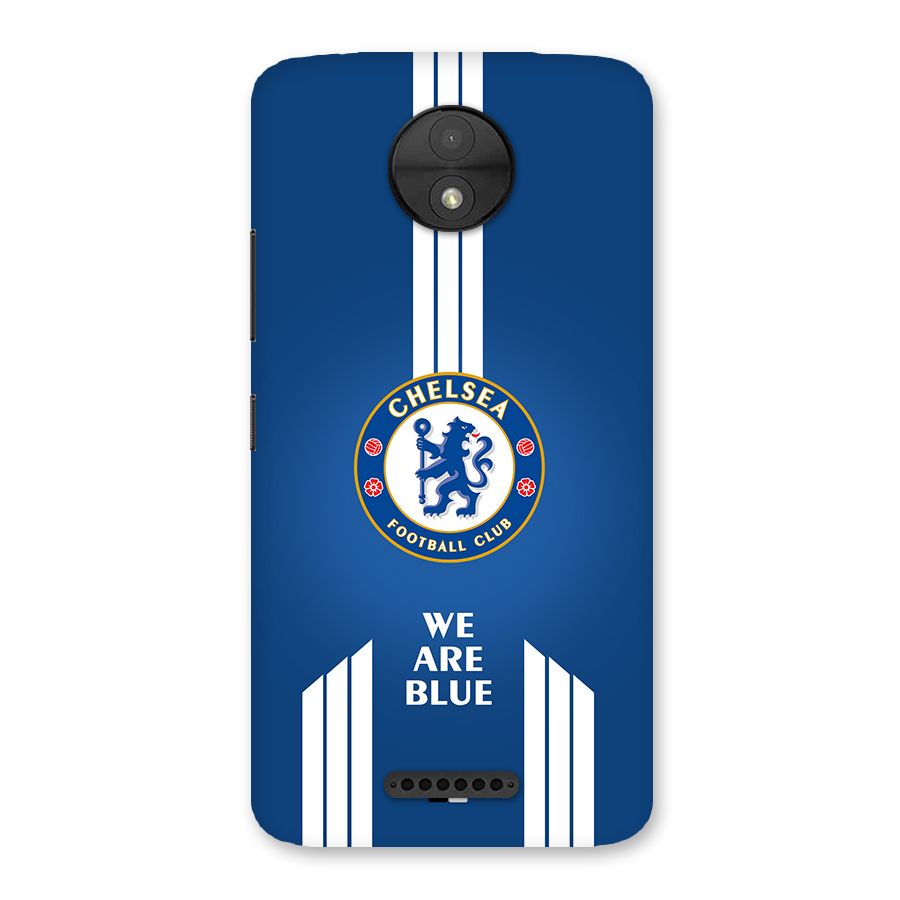 We Are Blue Back Case for Moto C