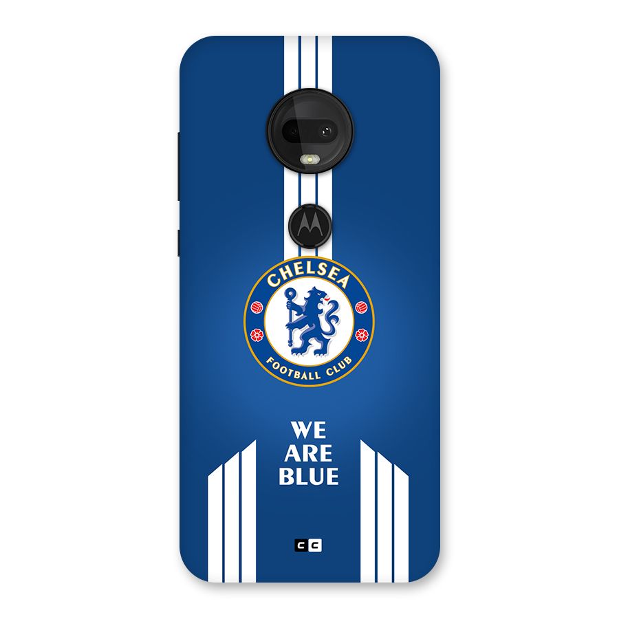 We Are Blue Back Case for Moto G7
