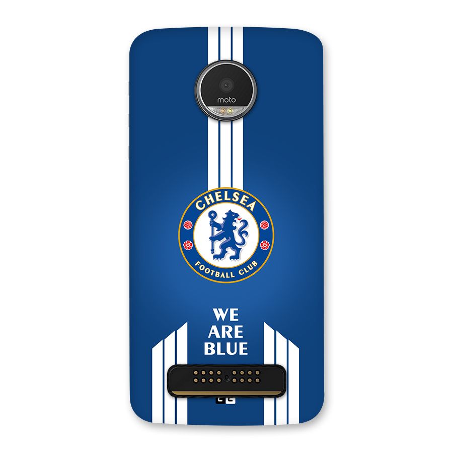 We Are Blue Back Case for Moto Z Play