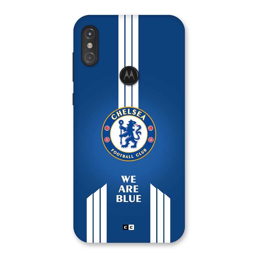We Are Blue Back Case for Motorola One Power