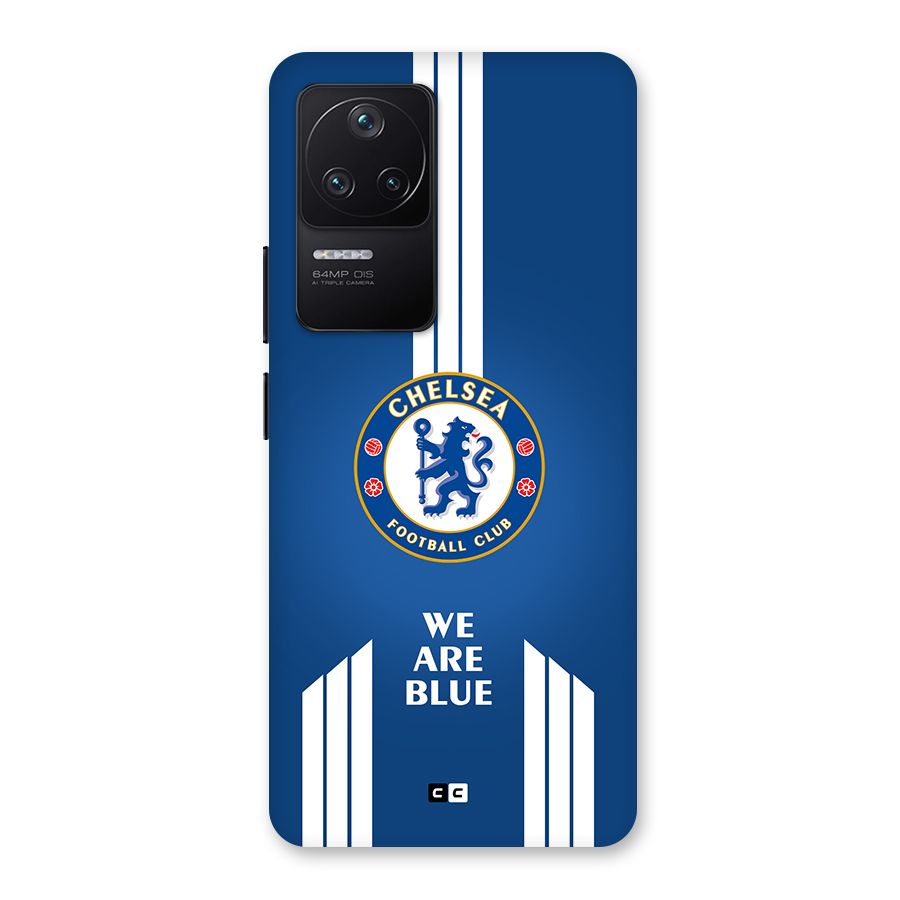 We Are Blue Back Case for Poco F4 5G