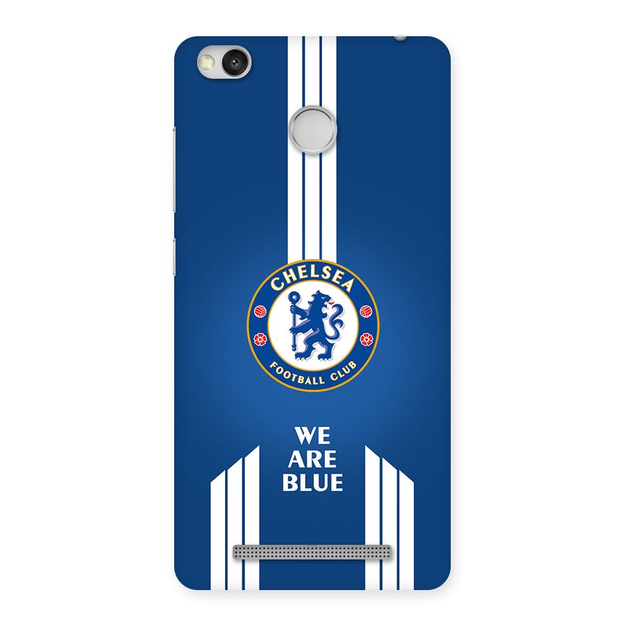 We Are Blue Back Case for Redmi 3S Prime