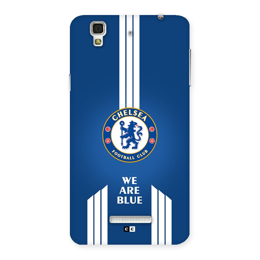 We Are Blue Back Case for Yureka