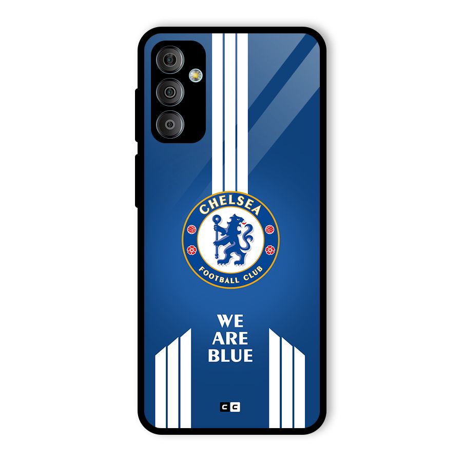 We Are Blue Glass Back Case for Galaxy F23