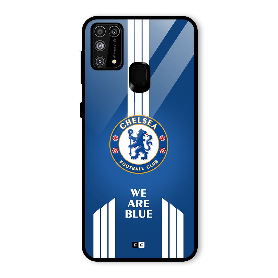 We Are Blue Glass Back Case for Galaxy F41