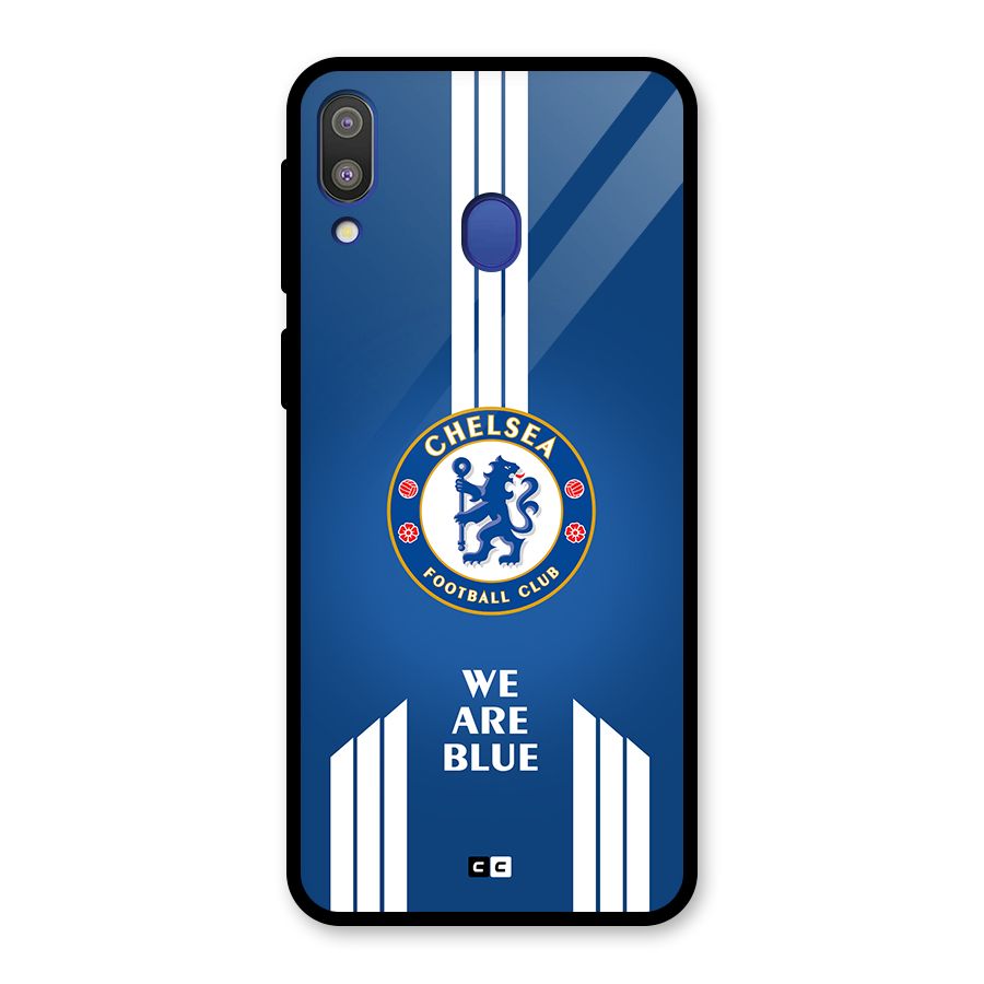 We Are Blue Glass Back Case for Galaxy M20
