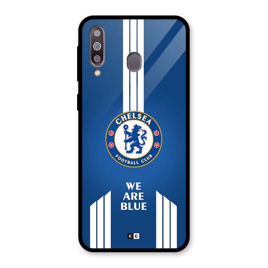 We Are Blue Glass Back Case for Galaxy M30