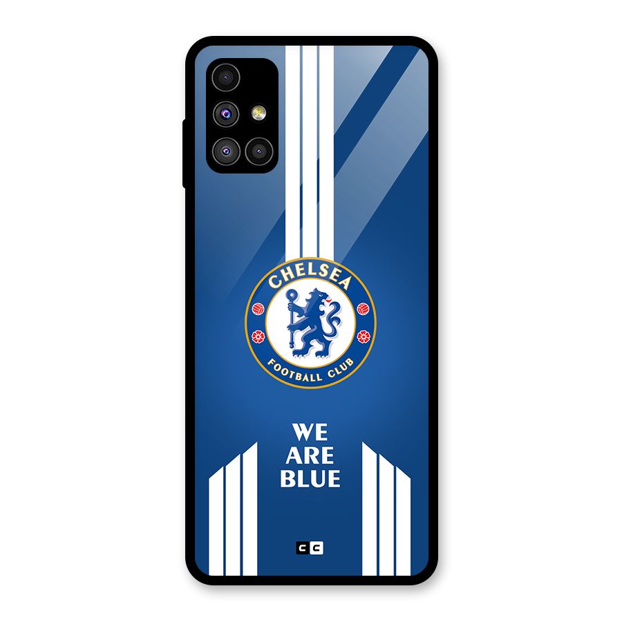 We Are Blue Glass Back Case for Galaxy M51