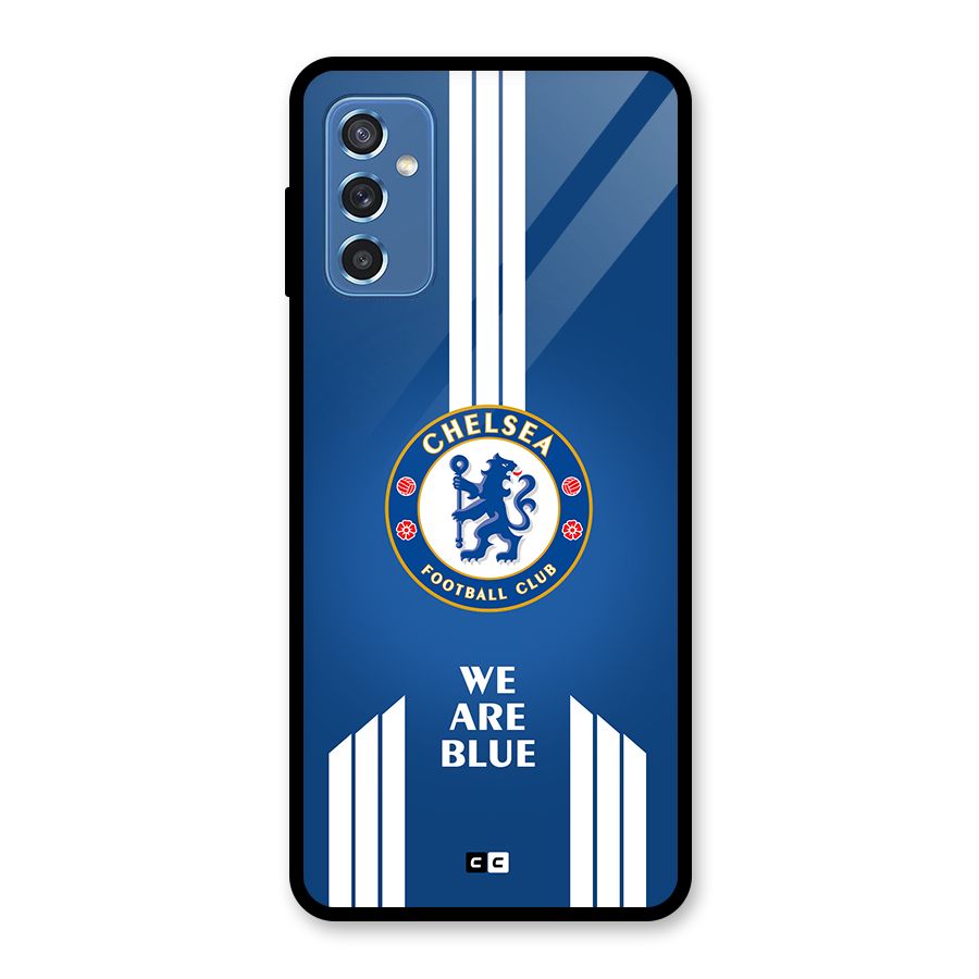 We Are Blue Glass Back Case for Galaxy M52 5G