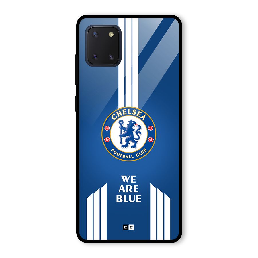 We Are Blue Glass Back Case for Galaxy Note 10 Lite