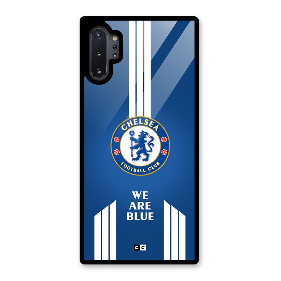 We Are Blue Glass Back Case for Galaxy Note 10 Plus