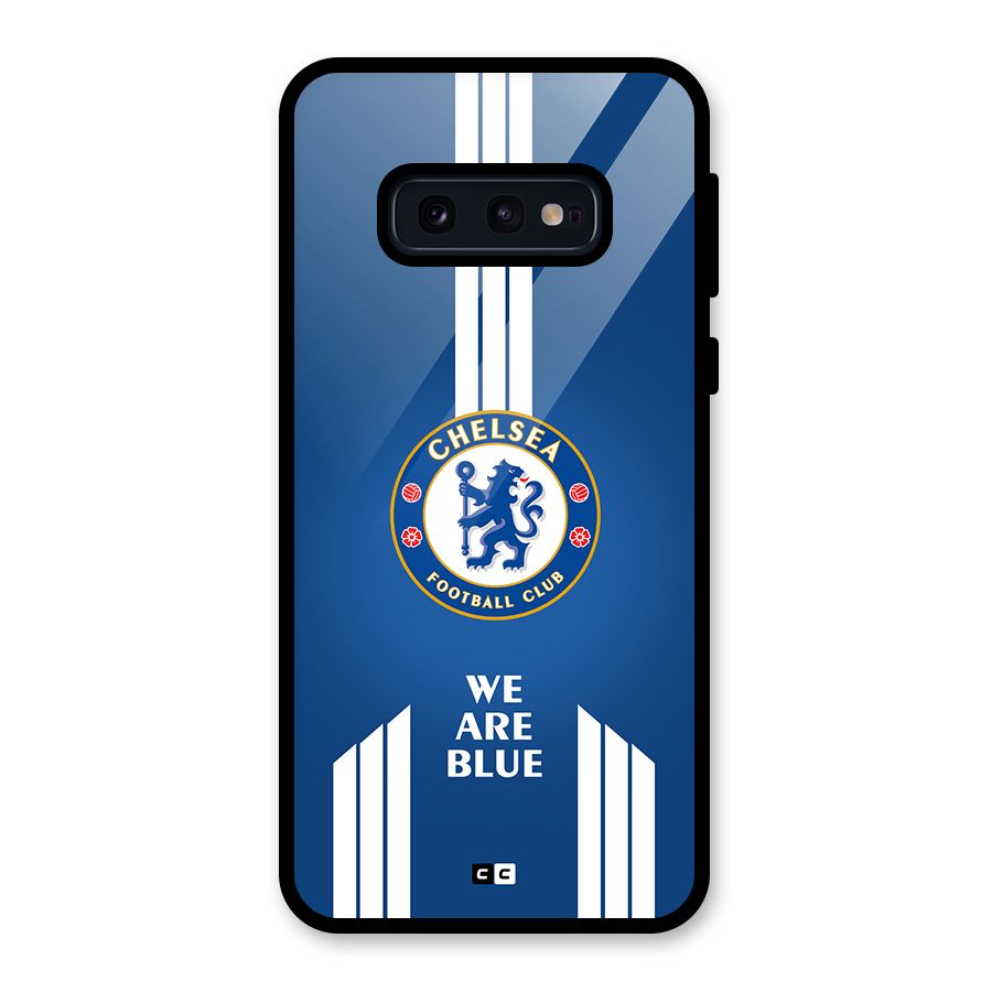 We Are Blue Glass Back Case for Galaxy S10e