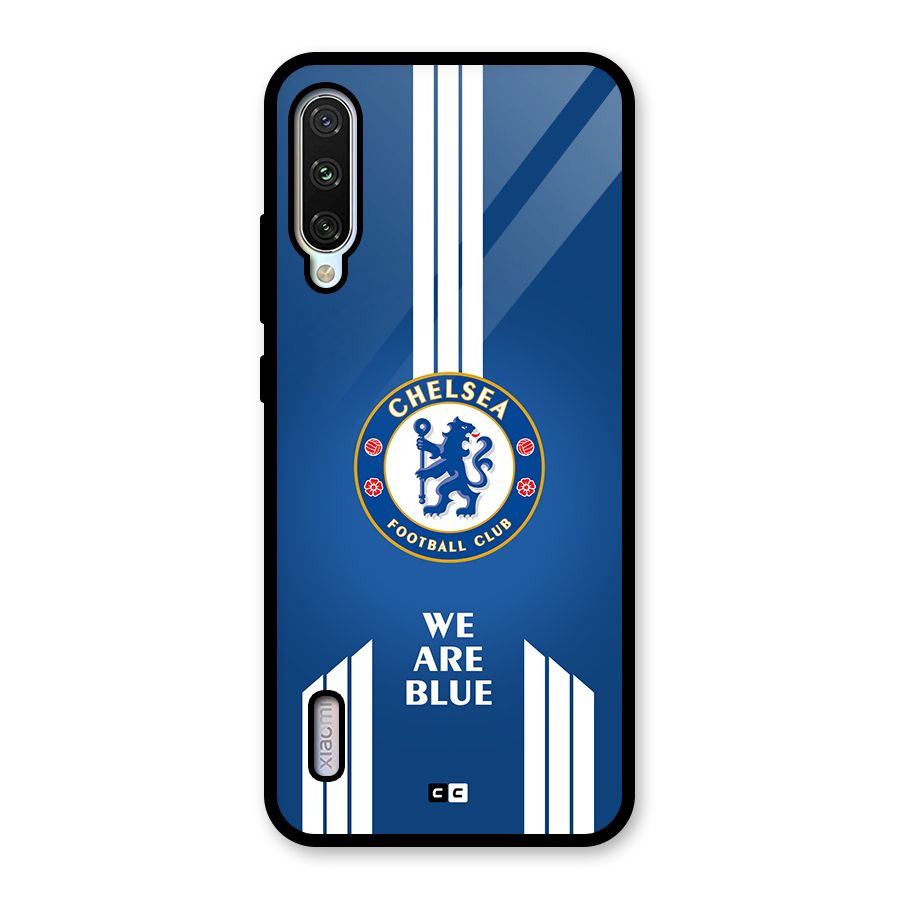 We Are Blue Glass Back Case for Mi A3