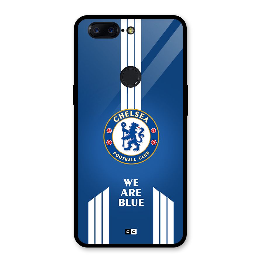 We Are Blue Glass Back Case for OnePlus 5T