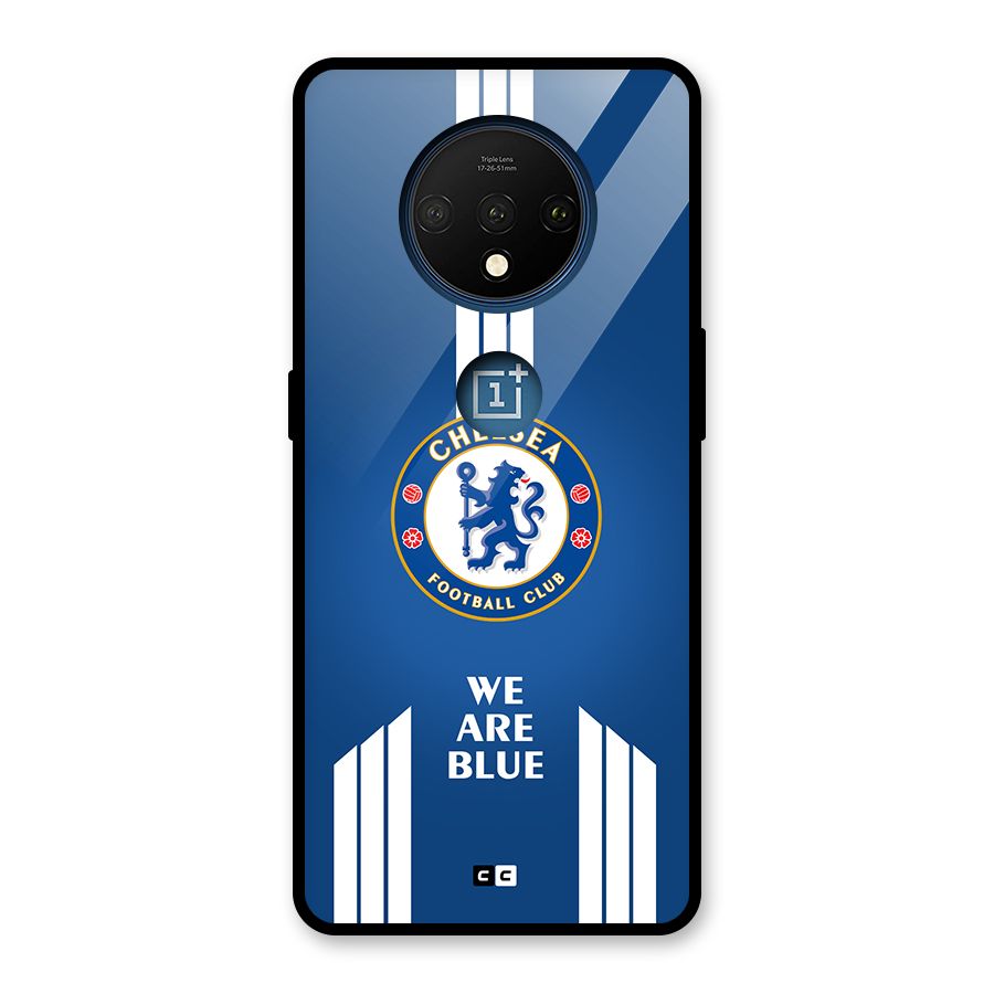 We Are Blue Glass Back Case for OnePlus 7T