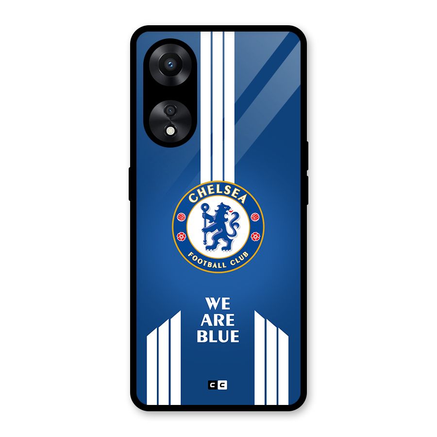 We Are Blue Glass Back Case for Oppo A78