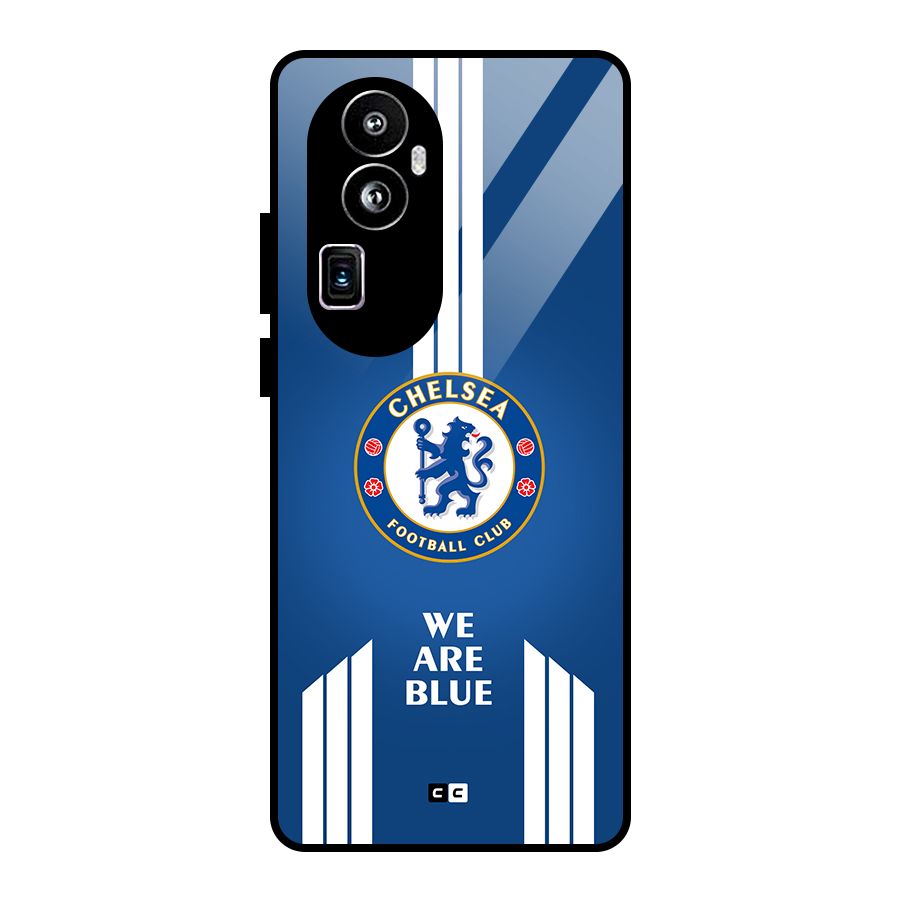 We Are Blue Glass Back Case for Oppo Reno10 Pro Plus
