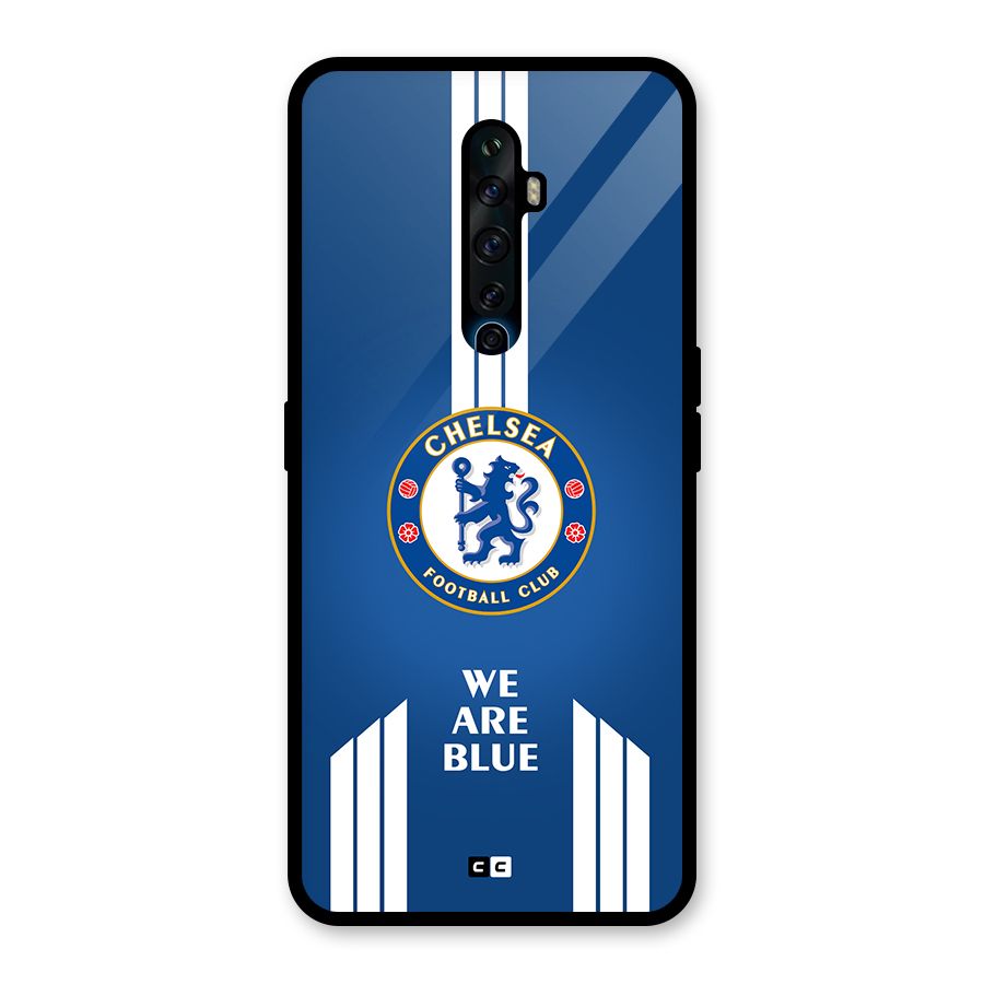 We Are Blue Glass Back Case for Oppo Reno2 Z