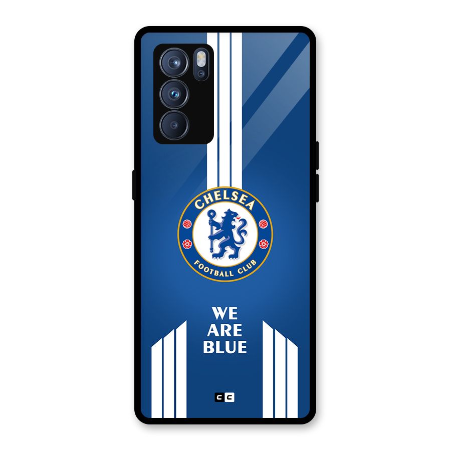 We Are Blue Glass Back Case for Oppo Reno6 Pro 5G
