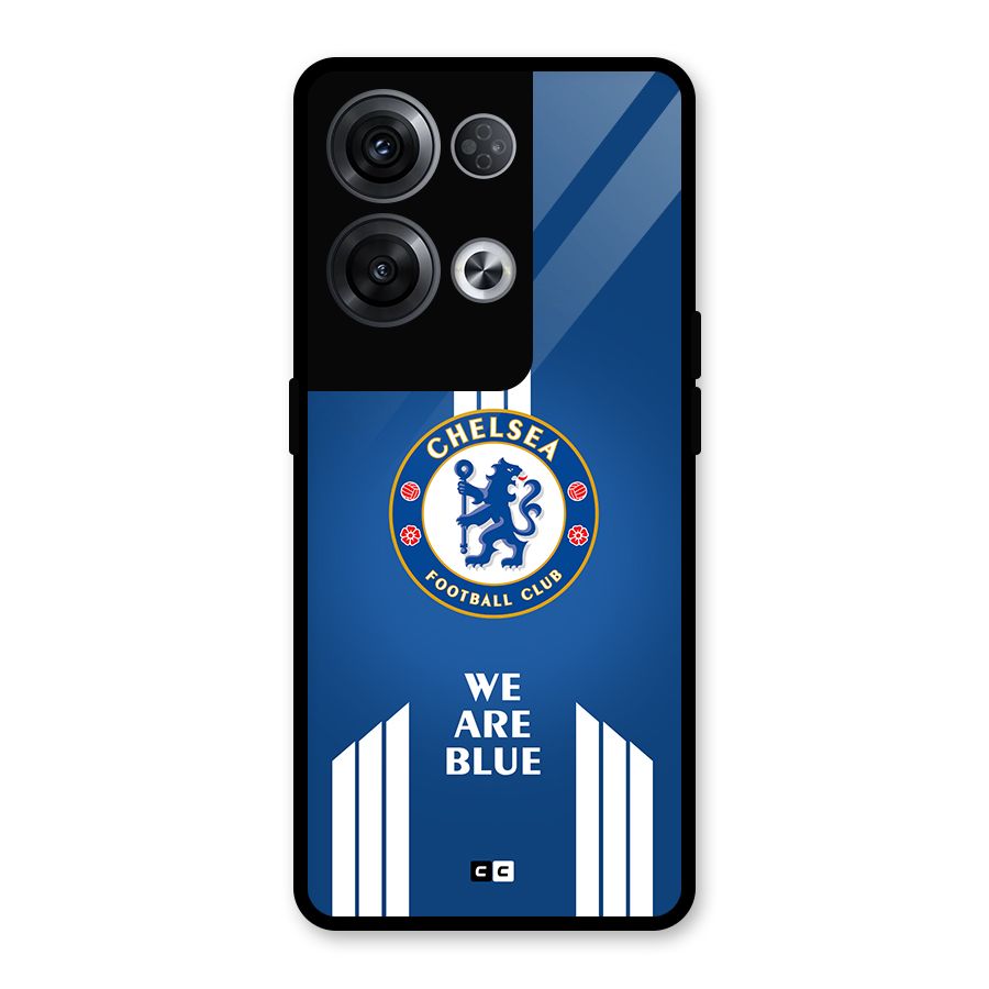 We Are Blue Glass Back Case for Oppo Reno8 Pro 5G