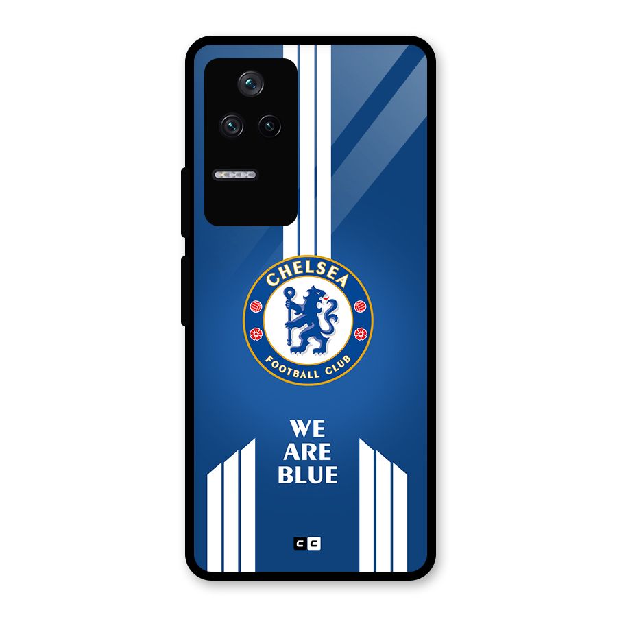 We Are Blue Glass Back Case for Poco F4 5G