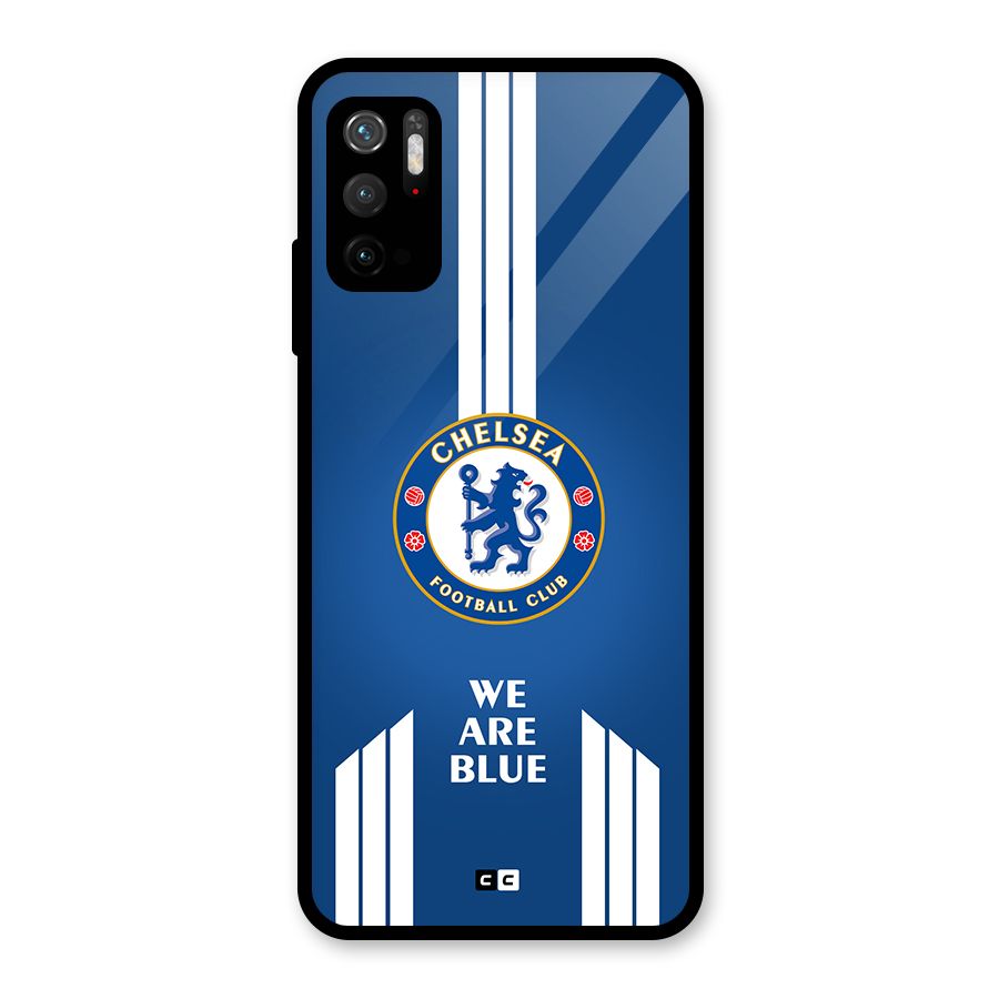 We Are Blue Glass Back Case for Poco M3 Pro 5G