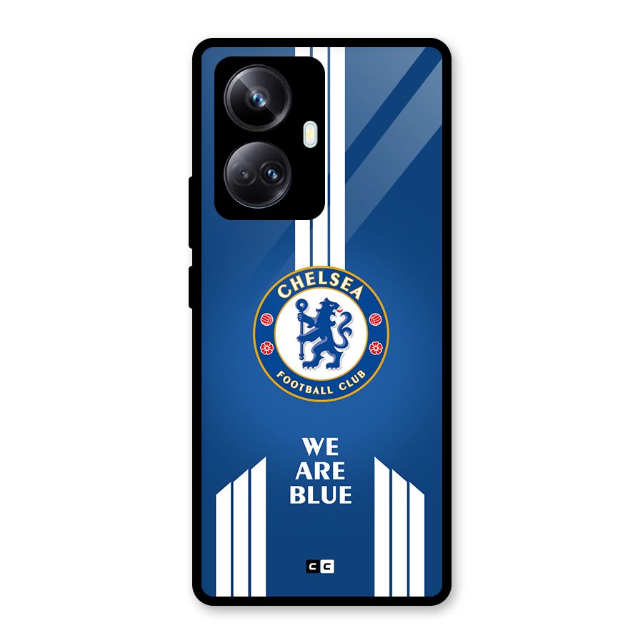 We Are Blue Glass Back Case for Realme 10 Pro Plus
