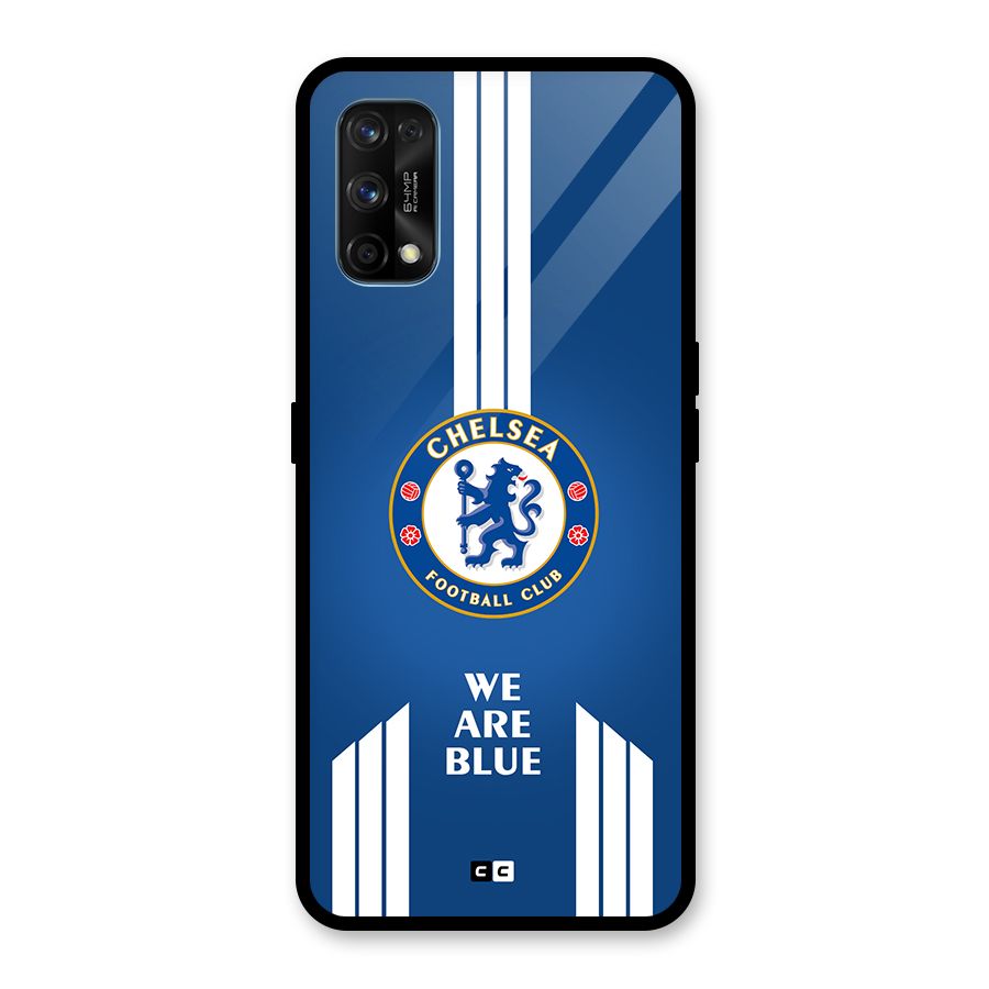 We Are Blue Glass Back Case for Realme 7 Pro