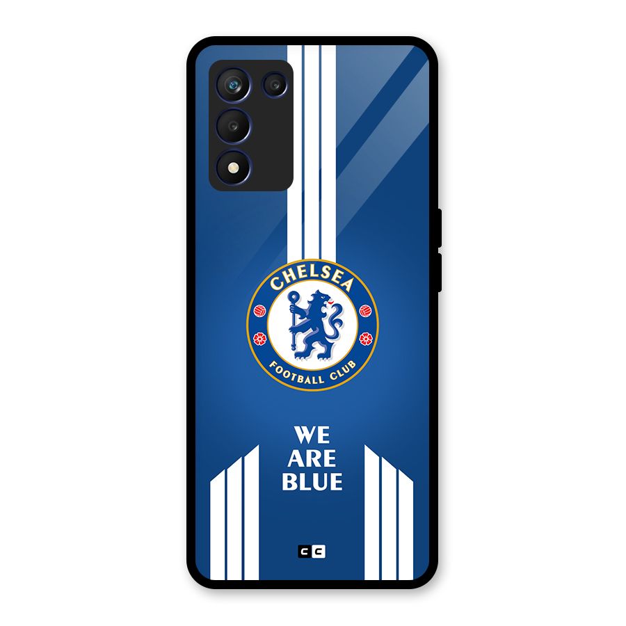 We Are Blue Glass Back Case for Realme 9 5G Speed