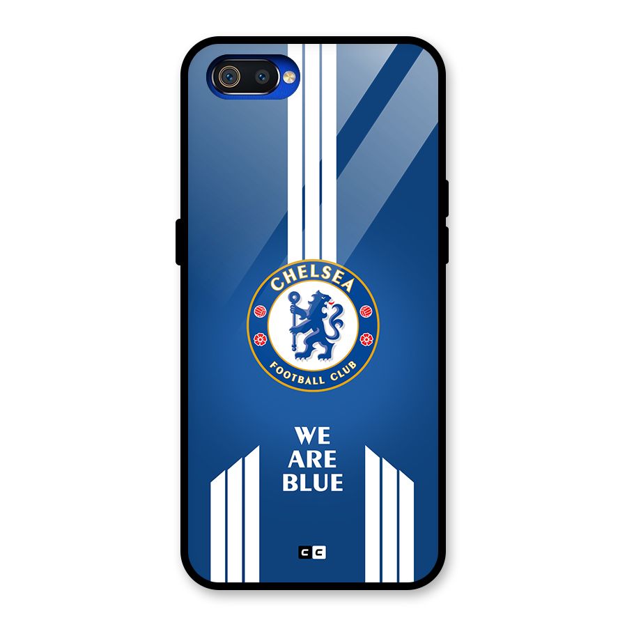 We Are Blue Glass Back Case for Realme C2