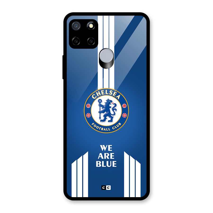 We Are Blue Glass Back Case for Realme Narzo 20