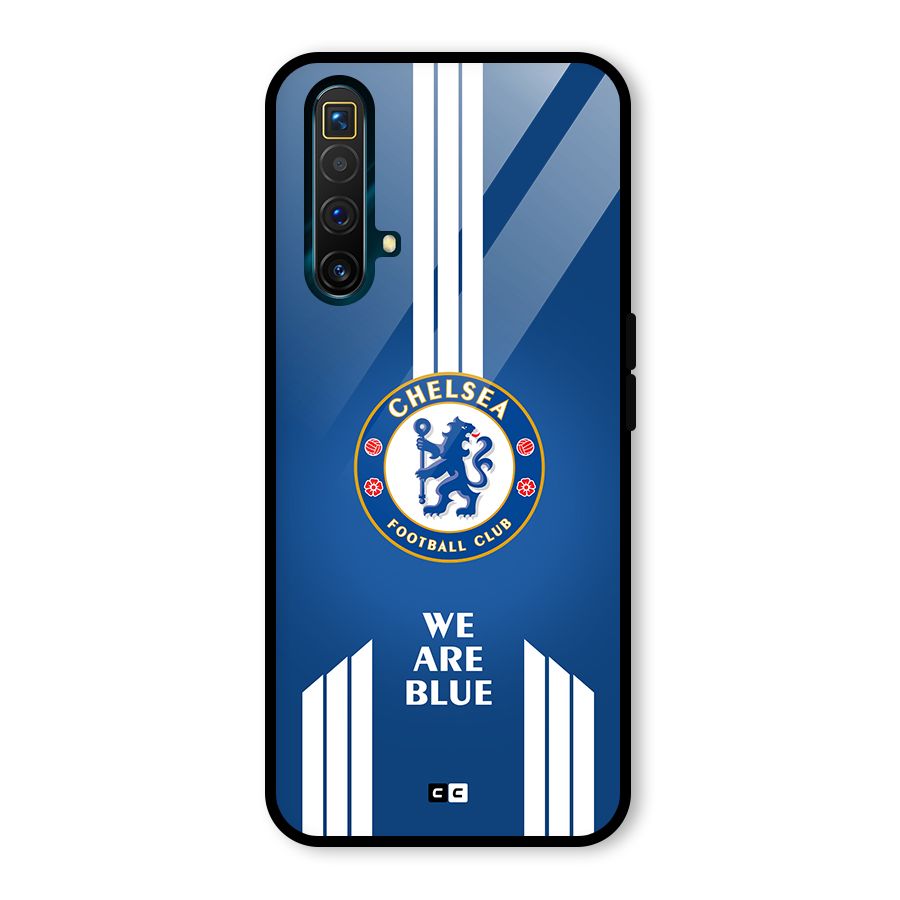 We Are Blue Glass Back Case for Realme X3