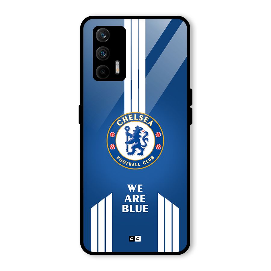We Are Blue Glass Back Case for Realme X7 Max