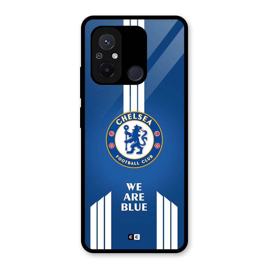 We Are Blue Glass Back Case for Redmi 12C