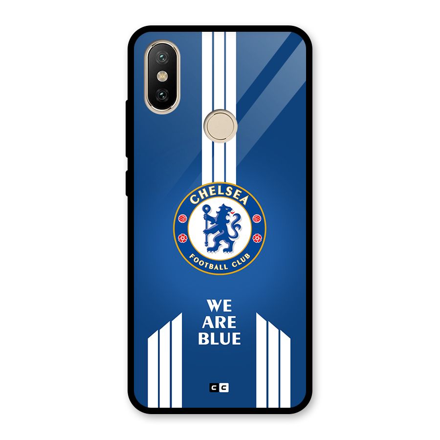We Are Blue Glass Back Case for Redmi A2