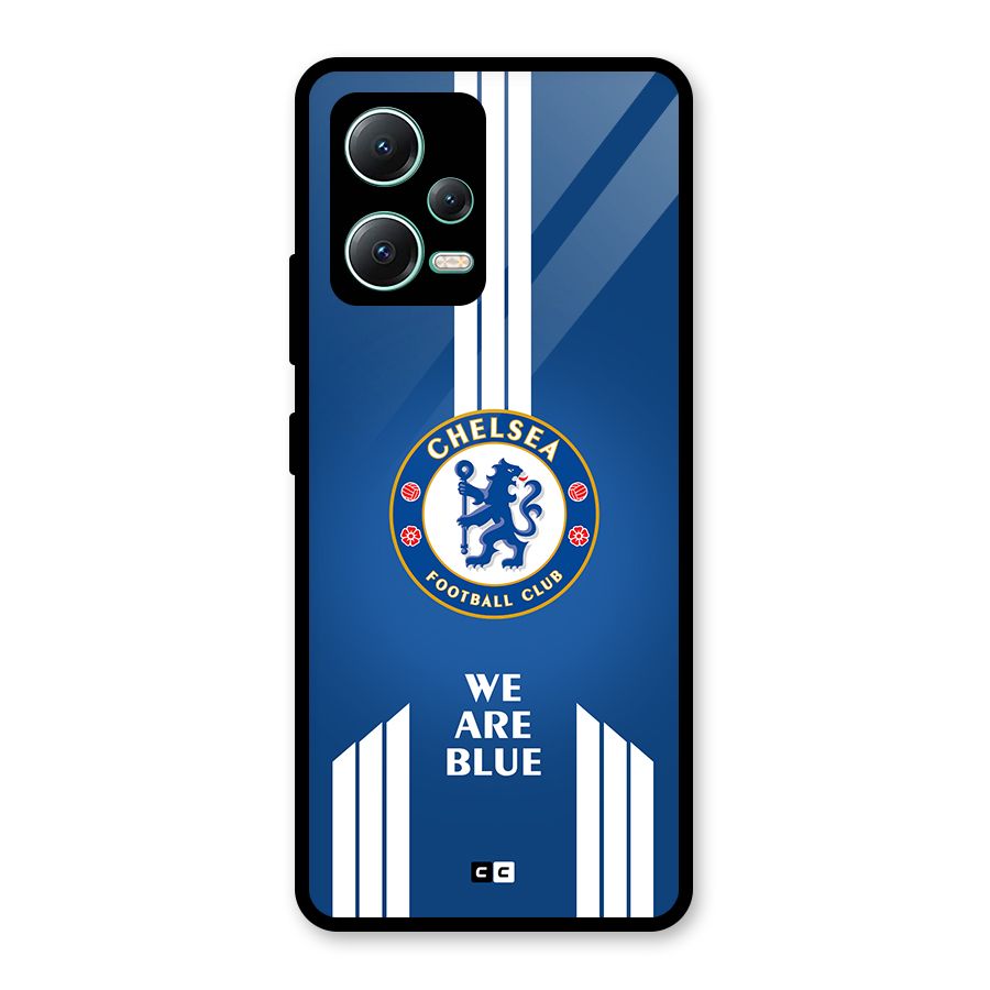 We Are Blue Glass Back Case for Redmi Note 12 5G