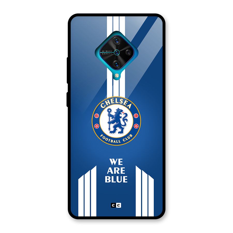 We Are Blue Glass Back Case for Vivo S1 Pro