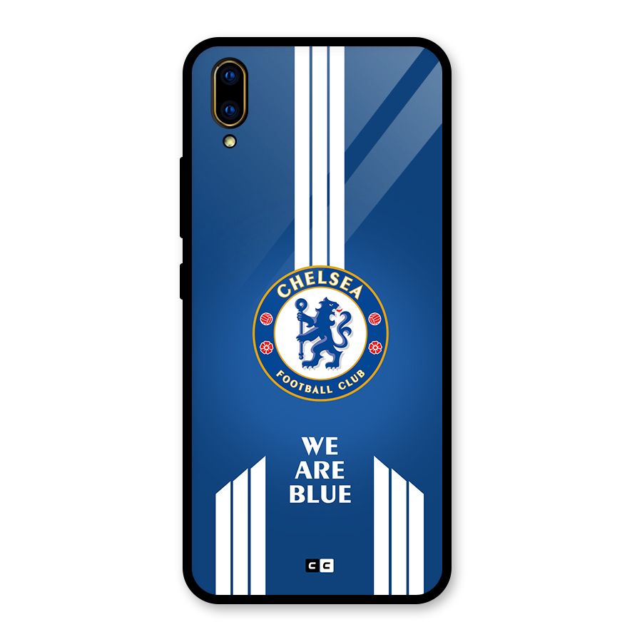 We Are Blue Glass Back Case for Vivo V11 Pro