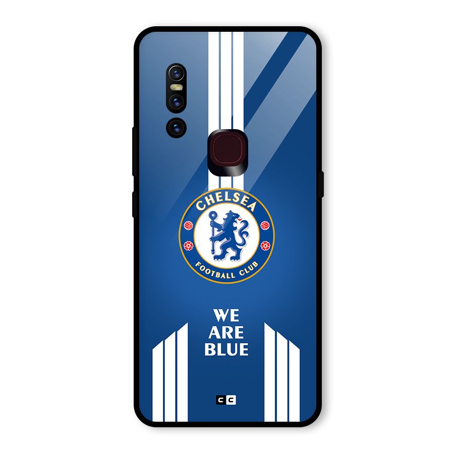 We Are Blue Glass Back Case for Vivo V15